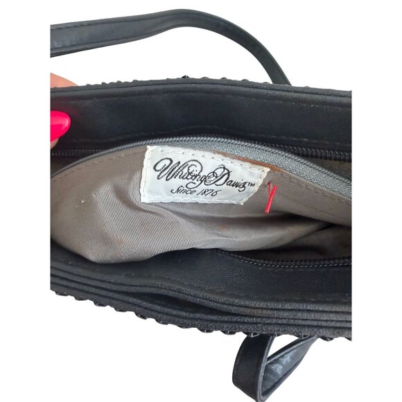 WHITING & DAVIS Vintage Navy Blue Mesh Cocktail Bag - Picture 7 of 10